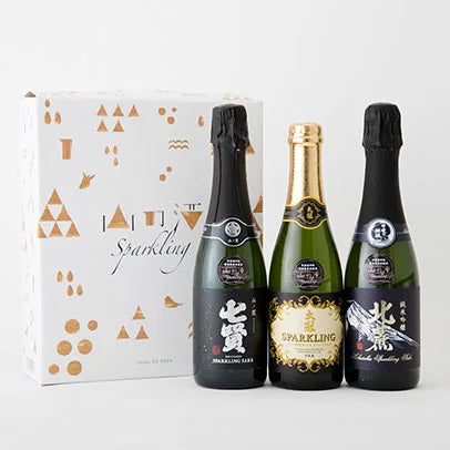 山の酒 スパークリング日本酒飲み比べ3本セット