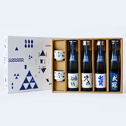 名山の水 山の酒 山梨の酒  純米酒飲み比べ4本セット(八ヶ岳山麓・南アルプス山麓)